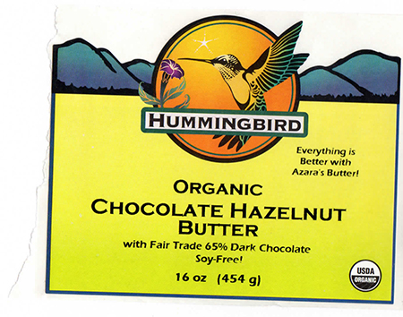 Hummingbird Wholesale Issues Allergy Alert on Undeclared Milk in Organic Chocolate Hazelnut Butter